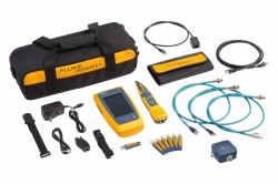 Fluke LIQ-KIT-IE testeur de câble réseau Testeur de câble à fibre Bleu, Orange (LINKIQ TESTER W/ INDUSTRIAL - ETHERNET ADAPTER KIT & PROBE - Warranty: 12M)