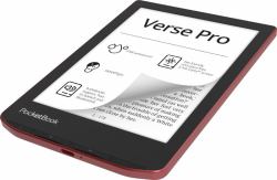 PocketBook Verse Pro Liseuse Écran tactile 16 Go Wifi Noir, Rouge (PocketBook Verse Pro e-book reader 16 GB Wi-Fi Bluetooth - Passion Red)