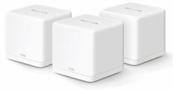 Mercusys HALO H1500X Bi-bande [2,4 GHz / 5 GHz] Wi-Fi 6 [802.11ax] Blanc 3 Interne (Mercusys Halo H1500X AX1500 Whole Home Mesh Wi-Fi 6 System [3 Pack])