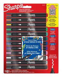 Sharpie 2201070 marqueur 12 pièce[s] Pointe ogive (Sharpie Creative Marker Acrylic Paint Bullet Tip Pack of 12)