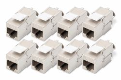 Digitus CAT 6A Keystone Module, shielded, toolfree Modul - 8 pcs. (CAT 6A KEYSTONE MOD SHIELD 8PCS - SHIELDED TOOL-FREE CONNECTION)