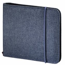 Hama 95681 Étui avec portefeuille 24 disques Bleu (UP TO FASHION CD/DVD BAG 24 BLUE)