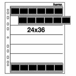 Hama Negative Sleeves, 24 x 36 mm, Glassine matt album photo et protège-page 7 feuilles (NEGATIVE SLEEVE GLASSINE 24X36 25PCS)