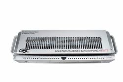 GBC 4410053 relieuse Argent (GBC 4410053 Interchangeable 3:1 Calendar Die Thumb Cut Set)