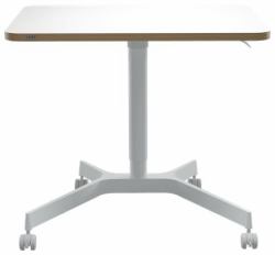 Leitz 65360001 pupitre Blanc (Leitz Ergo pneumatic Small Sit Standing Desk)
