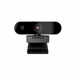 V7 UHD Webcam - 90 ips - Noir - USB 3.0 - Vidéo 3 840 x 2 160 - Mise au point automatique - Attache, support de trépied - Zoom numérique 5x - ePTZ - Suivi basé sur l’IA, cadrage - Microphone ...