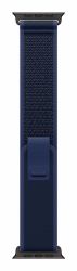 Apple 49mm Blue Trail Loop - M/L - Black Titanium Finish (*APPLE WATCH 49 BLUE BLACK TI TL M/L)