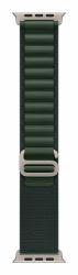 Apple 49mm Dark Green Alpine Loop - Medium - Natural Titanium Finish (*APPLEWATCH 49 DARK GREEN N TI ALP M)