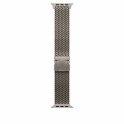 Apple 49mm Natural Titanium Milanese Loop - Small (*APPLE WATCH 49 NATURAL TML S)