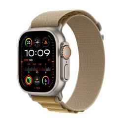 Apple Watch Ultra 2 OLED 49 mm Numérique 410 x 502 pixels Écran tactile 4G Titane GPS [satellite] (WATCH ULTRA2 GPS+CELL 49MM - NATURAL TITANIUM LOOP MED)