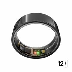 Ultrahuman Ring AIR Non Anneau intelligent de suivi d'activité Noir (Ring Air Aster Black Size 12)