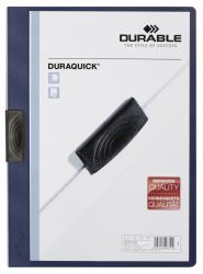 Durable 227007 protège documents Polypropylène [PP] Marine (Durable DURAQUICK A4 Folder Dark Blue [20])