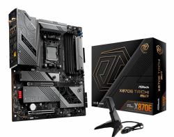 Asrock 90-MXBPA0-A0UAYZ carte mère AMD X870 Emplacement AM5 ATX étendu (ASRock X870E TAICHI LITE AMD AM5 Socket Motherboard, E-ATX, 4x DDR5 Slots, 4x M.2 Sockets, Fitted I/O Shield, 5GbE LAN, Wi-...