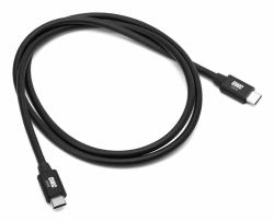 OWC 1.0M [39.4"] Thunderbolt 5 [USB-C] Cable (OWC OWCCBLTB5C1.0M 1.0 Meter TB5/TB4/USB4/C up to 80/120Gb/s Retail Cable 240W)