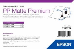 Epson PP Matte Label Premium, Continuous Roll, 105mm x 29m (PP MATTE LABEL PREMIUM - CONTINUOUS ROLL 105MM X 29M)
