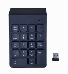 Gembird KPD-W-02 clavier numérique PC portable/de bureau Bluetooth Noir (Numeric Keypad Notebook/Pc - Bluetooth Black - Warranty: 12M)