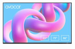 Avocor S-Series 75" 4k IR LED Interactive Displ tableau blanc interactif 190,5 cm [75"] 3840 x 2160 pixels Écran tactile (Avocor AVS-7510E - 75" Diagonal Class S Series LED-backlit LCD display - i...