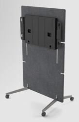 Neat NEATBOARDPRO-ADAPTIVE-STAND accessoire de tableau blanc interactif Pieds Gris (Neat Adaptive stand - Cart - for video conferencing system - screen size: 65" - for Neat Board Pro)