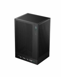 DeepCool R-CH170-BKNPI0D-G-1 computer case Tower Black (Deepcool CH170 Digital Mini-ITX Case - High Airflow, Supports Water Cooling, Ultra-Quiet Operation, Compact Design for Efficient Space Manage...