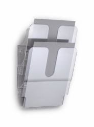 Durable FLEXIPLUS Présentoir à livres 2 étagères Transparent (Durable FLEXIPLUS 2 A4 Portrait Clear)