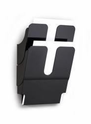 Durable FLEXIPLUS Présentoir à livres 2 étagères Noir (Durable FLEXIBOXX 2 A4 Portrait Black)