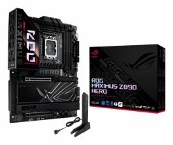 ASUS ROG MAXIMUS Z890 HERO Intel Z890 LGA 1851 [Socket V1] ATX (ASUS ROG MAXIMUS Z890 HERO - Motherboard - ATX - LGA1851 Socket - Z890 Chipset - USB4, USB 3.2 Gen 1, USB-C 3.2 Gen2, USB 3.2 Gen 2 -...