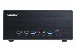 Shuttle XPС slim XPC slim Barebone XH610G2 - S1700, Intel H610, 1xDP, 2xHDMI, 2 PCIe Slots [1x 16X & 1x X1], 2x Intel LAN [1G + 2.5G], 8x USB, 1x 2.5", 3x M.2, 24/7 (XH610G2 S1700 H610 BLACK 180W ...