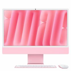 Apple iMac Apple M M4 59,7 cm [23.5"] 4480 x 2520 pixels PC All-in-One 16 Go 256 Go SSD macOS Sequoia Wi-Fi 6E [802.11ax] Rose (24 INCH IMAC M4 8C CPU 8C GPU - 16GB 256SSD PINK)