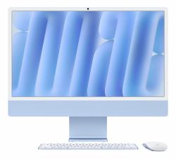 Apple iMac Apple M M4 59.7 cm [23.5"] 4480 x 2520 pixels All-in-One PC 16 GB 256 GB SSD macOS Sequoia Wi-Fi 6E [802.11ax] Blue (Apple iMac 24" Retina 4,5K 2024 M4/16/)