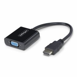 StarTech.com HDMI to VGA Adapter, Active Video Converter For Laptop/Desktop, 1920x1080 [1080p], HDMI Source to VGA Monitor/Display/Projector (HDMI TO VGA ADAPTER 1080P)