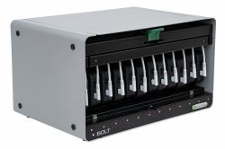 LocknCharge BOLT 12 Module de charge et de gestion Noir, Gris (Bolt 12 Phone Charging Station w/USB-C to USB-C Cables - UK/EU)