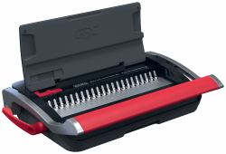 GBC CombBind CB15 Machine de reliure à peigne 165 feuilles Noir, Rouge (GBC CombBind CB15 Manual Binding Machine)