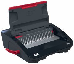 GBC CombBind CB25E Machine de reliure à peigne 390 feuilles Noir, Rouge (GBC CombBind CB25E Desktop Electric Binding Machine)