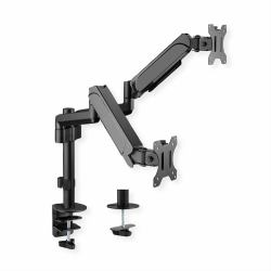 VALUE 17.99.1182 support d'écran plat pour bureau 2,06 m [81"] Mur Noir 
