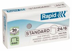 Rapid 24/6 Pack d'agrafes 1000 agrafes (Standard 24/6 Staples Pack - 1000 Staples - Warranty: 12M)