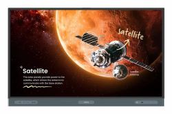 BenQ Board Pro RP6504 tableau blanc interactif 165,1 cm [65"] 3840 x 2160 pixels Écran tactile Noir HDMI (RP6504 65IN 3840X2160 1200:1 - 450CD/M2 8MS HDMI/USB)