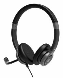 Port Designs 912001 casque Avec fil Arceau Bureau/Centre d'appels USB Type-C / USB Type-A Noir 
