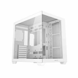DeepCool CG530 WH Midi Tower Blanc (DeepCool CG530 Dual-Chamber Computer Case, Tempered Glass Panels, Advanced Cooling Support, Exceptional Cable Management, White)