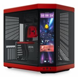 HYTE Y70 Touch Infinite Midi Tower Noir, Couleur cerise 