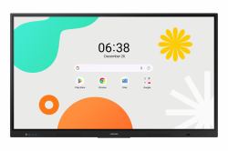 Samsung WA86F tableau blanc interactif 2,18 m [86"] 3840 x 2160 pixels Écran tactile Noir (86" WAF Interactive Display - 86" Black Interactive Display 400 cd/m2 12/7 Operation)