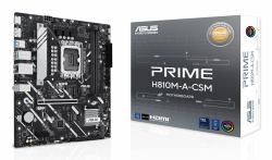 ASUS PRIME H810M-A-CSM Intel H810 LGA 1851 [Socket V1] micro ATX (ASUS PRIME H810M-A-CSM - Motherboard - micro ATX - LGA1851 Socket - H810 Chipset - USB-C 3.2 Gen 1, USB 3.2 Gen 2, USB 3.2 Gen 1 - ...