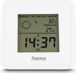 Hama Borneo Electronic environment thermometer Indoor White (BORNEO THERMOMETER INDOOR WHITE)