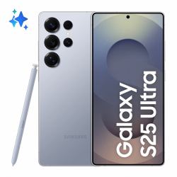 Samsung Galaxy S25 Ultra 17,5 cm [6.9"] Double SIM Android 15 5G USB Type-C 12 Go 256 Go 5000 mAh Bleu, Argent (Samsung SM-S938B Galaxy S25 Ultra Dual Sim 12+256GB titanium silverblue)