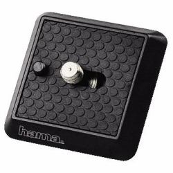 Hama Camera Platform "Click II" Photo/Video tripod Black (Hama Click II - plade med hurtigudlÃ¸sn)