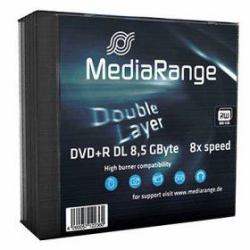 MediaRange MR465 DVD vierge 8,5 Go DVD+R DL 5 pièce[s] (MediaRange - DVD+R DL x 5 - 8.5 GB - l)