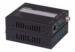 ATEN UCE33100 network extender Network transmitter & receiver Black (Aten IT UCE33100 4-port USB 3.2 Gen 1 Cat 6A Extender [up to100m])