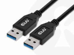 CLUB3D CAC-1409 câble USB USB 3.2 Gen 2 [3.1 Gen 2] 0,5 m USB A 10 Gbit/s 15 W Noir 