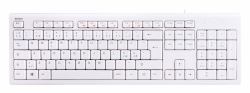 Deltaco TB-628 clavier Universel USB Nordique Blanc 