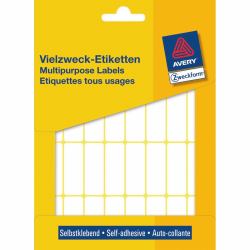 Avery Etiquette mini, blanc, 38,0 x 14,0 mm, Adhésif permanent (Avery Multi-Purpose Labels 3323 - etik)