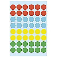 HERMA Multi-purpose labels ø 12 mm colours assorted 240 pcs. étiquette auto-collante (HERMA - etiketter - 240 etikette[r] -)